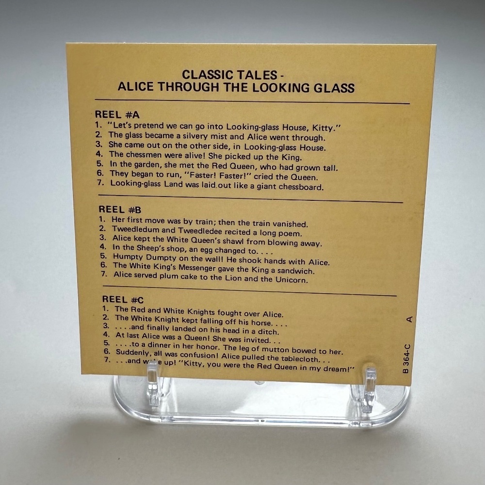 Vintage View-Master Alice Through the Looking Glass • Classic Tales • 3 Reels - Picture 5 of 6